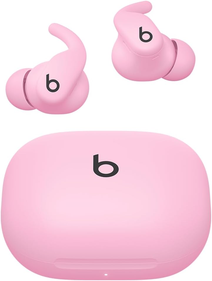 Beats Powerbeats Fit – Wireless Noise Cancelling Workout Earbuds with Secure-Fit Wingtips, Up to 30-Hour Battery Life, Sweat & Water Resistant, Apple & Android Compatible – Power Pink