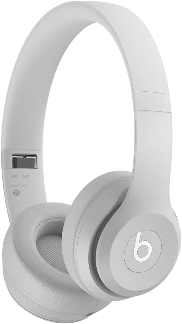Beats Solo 4 – Wireless Bluetooth On-Ear – Drenched Gray (Renewed Premium)