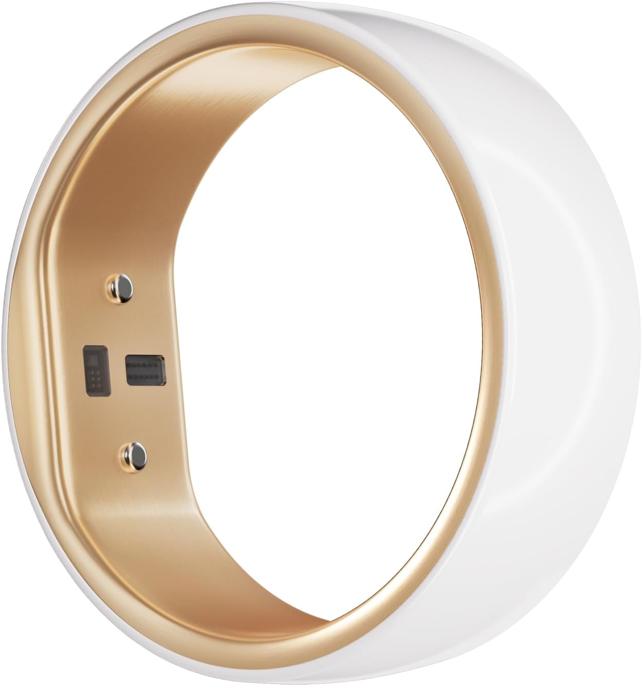 femometer Smart Ring Gen2 Ceramic | Sleep, Heart Rate & Cycle Monitoring with Free Subscription | Women’s Health & Fertility Tracker with BBT Technology | Size Before You Buy – Size 9