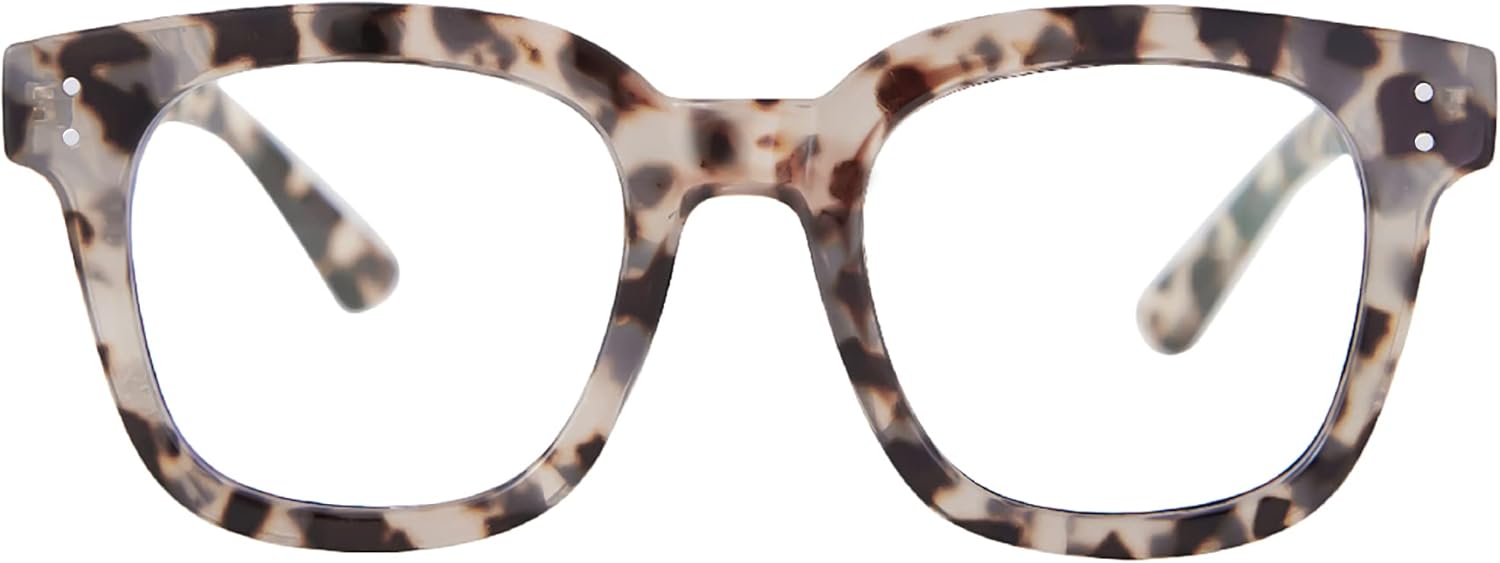 Madison Avenue Blue Light Blocking Glasses for Women, Oversized Blue Light Blockers Anti Eyestrain/UV Computer Eyeglasses