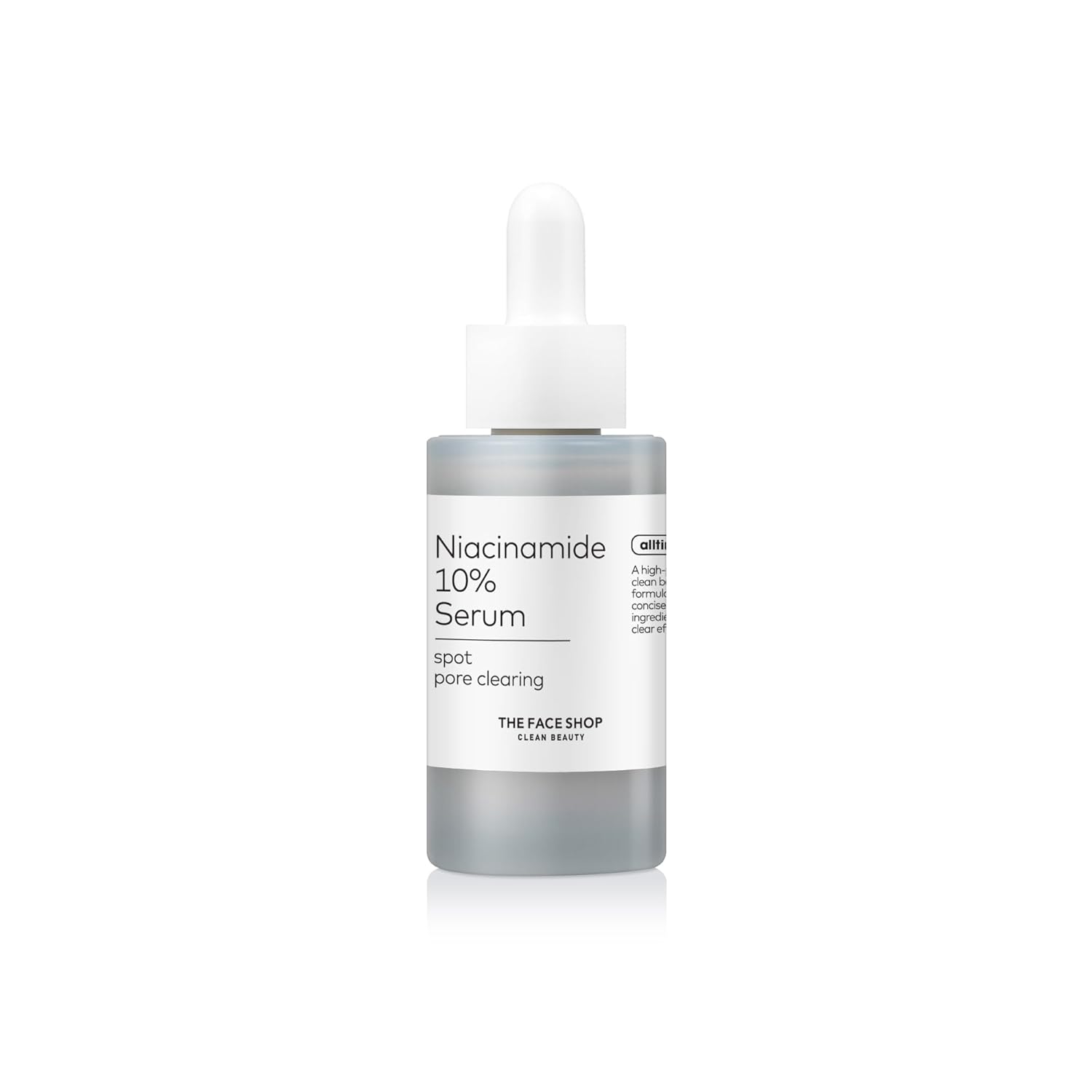 The Face Shop Alltimate Niacinamide 10% Serum for Face with Caffeine & Peptide, Korean Skin Care, Oil Control & Pores Reducer, Improve Skin Elasticity, Face Serum for Sensitive Skin, Non-comedogenic