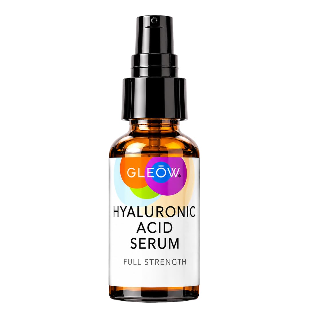 GLEOW New 2024 Pure Hyaluronic Acid Serum for Face – Hydrating Serum for Women – Hyaluronic Acid Pure Face Serum for Women – Face Serum for Dry Skin with Dark Spots 2oz