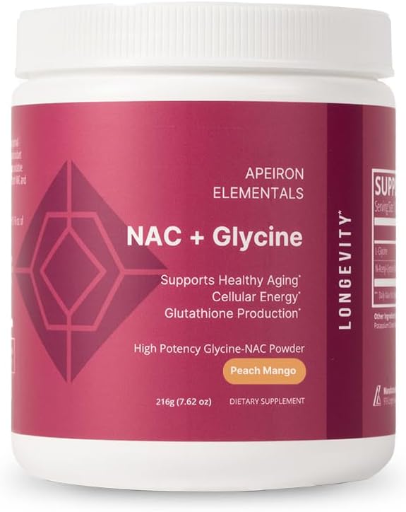 NAC + Glycine Powder – 2500mg – Glutathione Production, Immune Support, & Cellular Energy