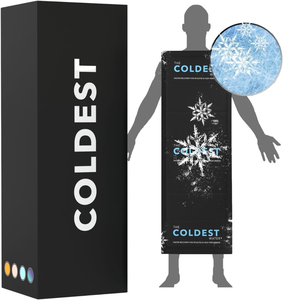 Coldest Extra Large Ice Pack for Back and Full Body – Cold Compress for Pain Relief, Ice Blanket for Sleeping or Ice Pad Physical Therapy – Folds Compact (53″ x 13″ – Full Body)