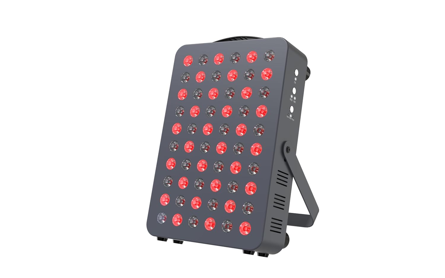 Hooga Red Light Therapy Panel – 660nm Red & 850nm Near Infrared Light Therapy Device, LED Light Therapy Lamp for Face & Body, 60 LEDs, Timer, Stand, Carrying Handle – HG300