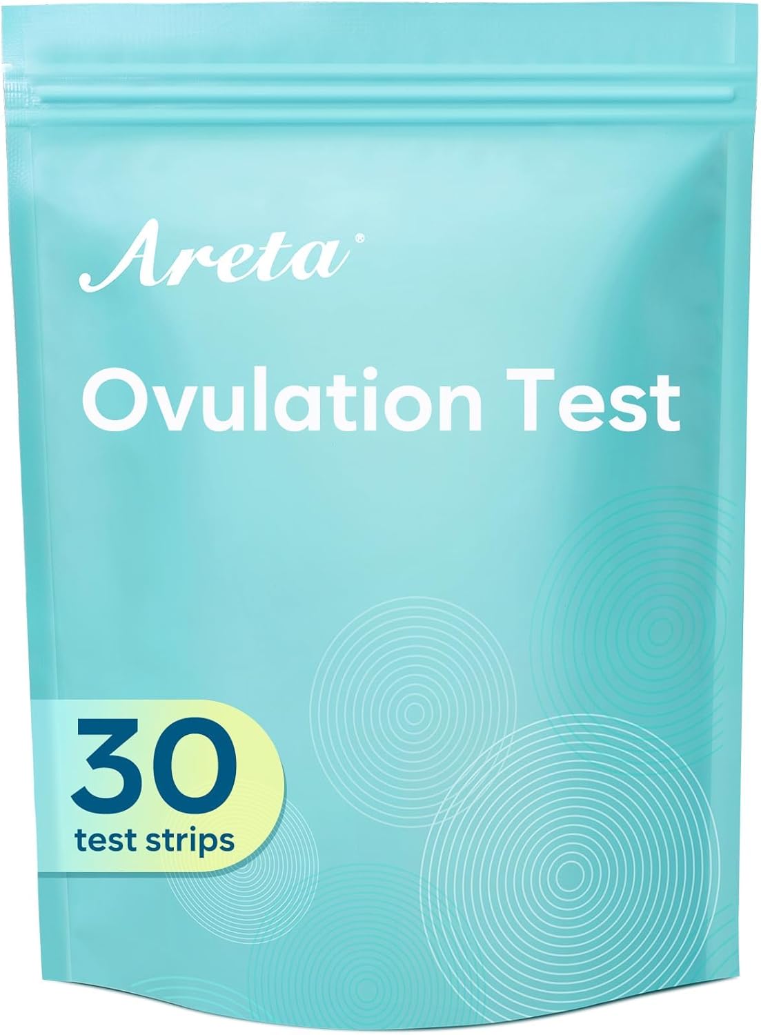 Areta Ovulation Test Strips Kit: 30 Tests | Accurate & Reliable for Women | Fast & Convenient Fertility Tracking | High Accuracy Ovulation Test Kit Blue | Expiration Date 11/21/2026