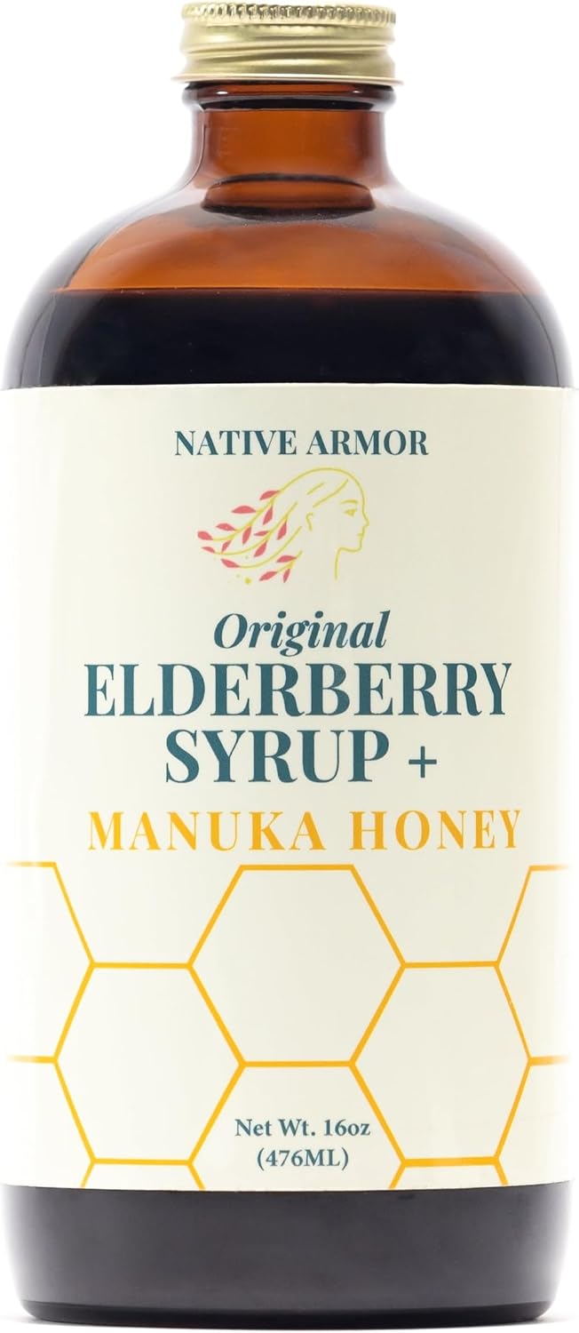 Elderberry Syrup with Organic Manuka Honey