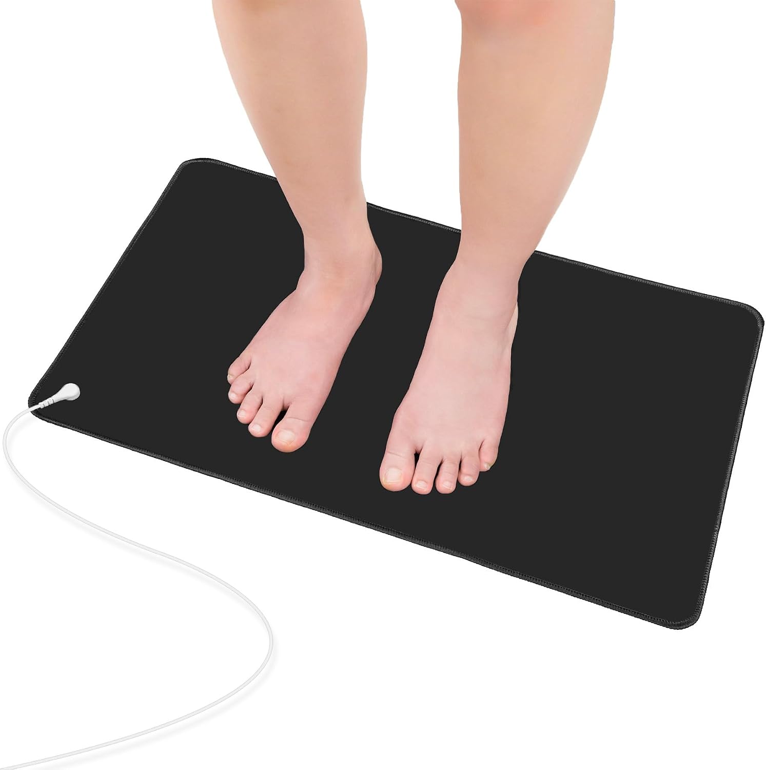 Grounding Mat, Mat Improves Sleep, Reduces Inflammation, Pain, and Anxiety (23.6″x13″, Black)