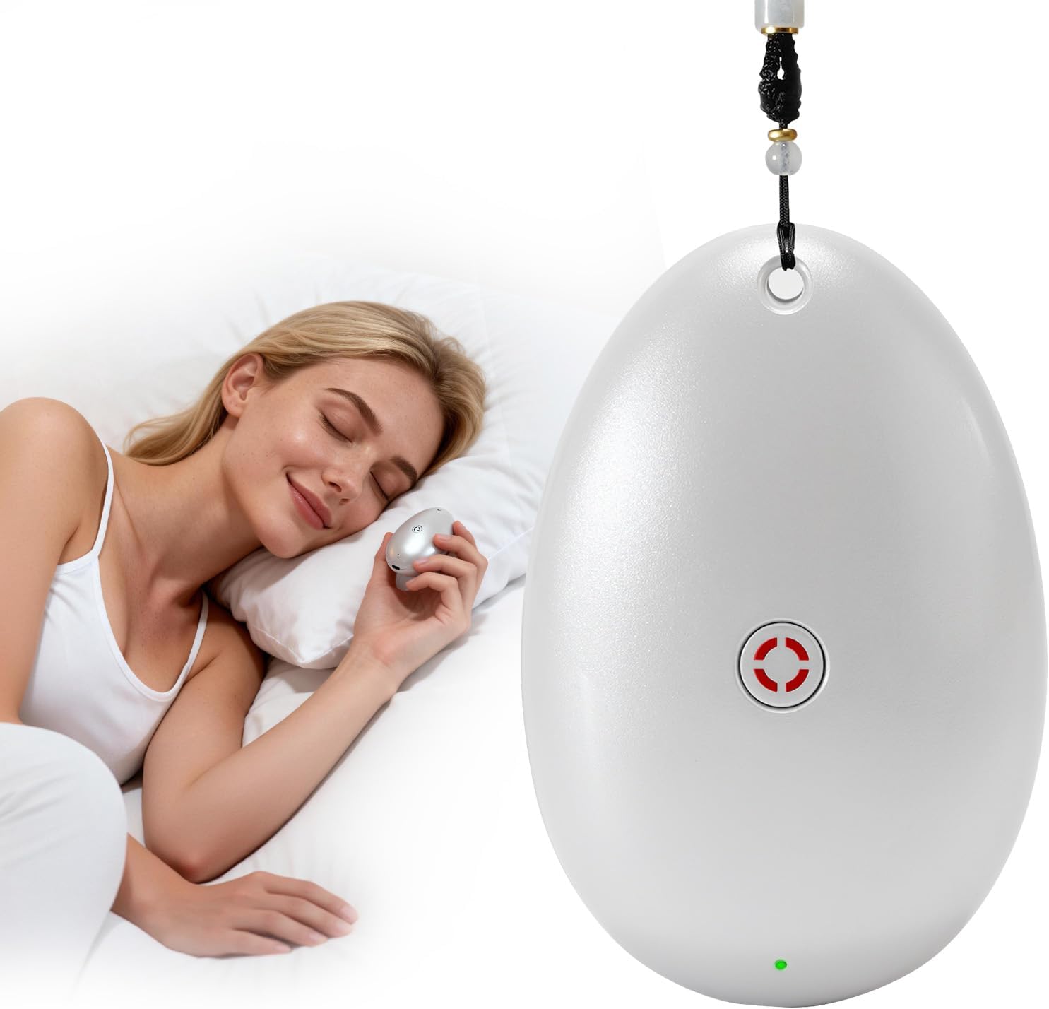 Portable White Noise Machine & Sound Relaxation Device: Vagus Nerve Support with Vibrations for Sleep & Daily Stress Relief for Kids, Adults – Sensory Calming Device for Bedroom, Office