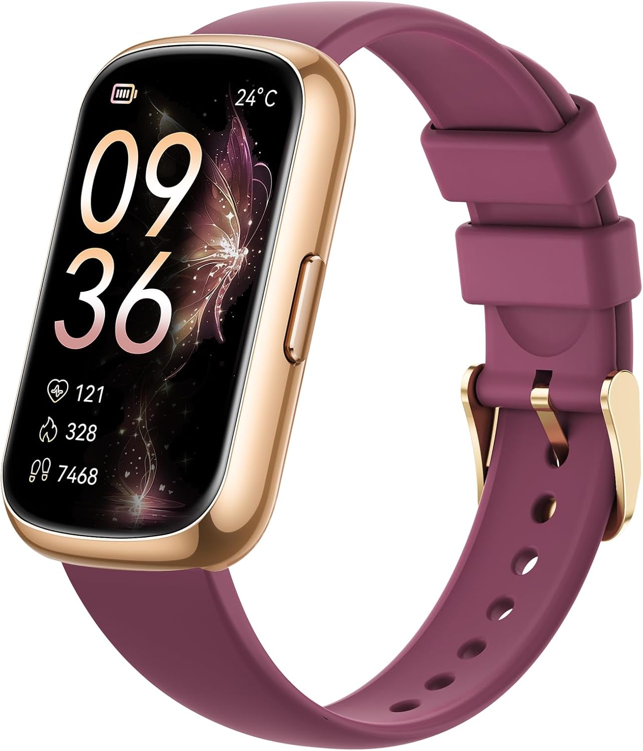 Sanorum Health Fitness Tracker for Women Men: Fitness Smart Watch for Woman with 24H Heart Rate Monitor Blood Oxygen Sleep Tracker Calorie Step 5ATM Waterproof Activity Trackers for iPhone Android