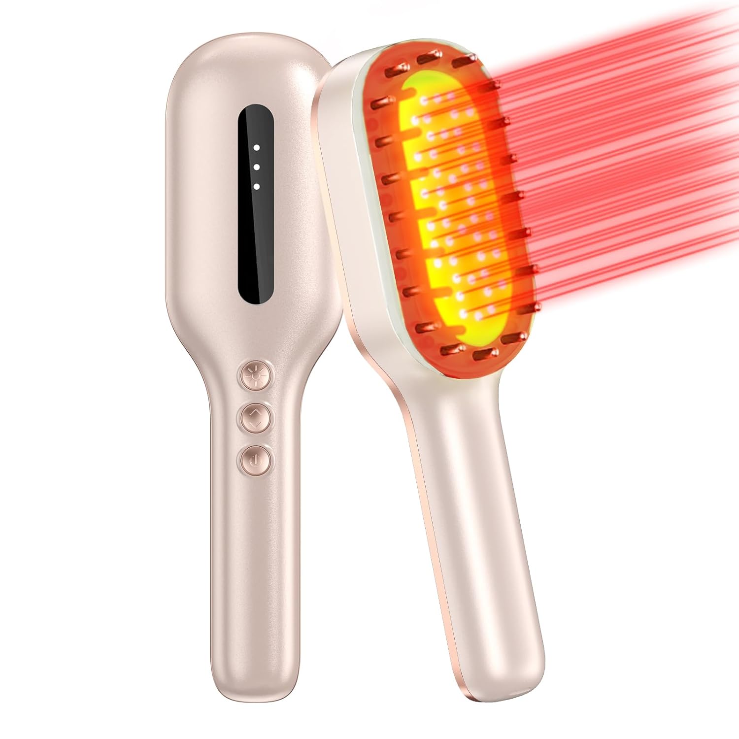 Laser Therapy Hair Growth Comb,red light therapy for hair growth (Pink) | FDA Cleared laser comb for hair growth,Electric Scalp Massager,promote hair growth in women and men,Wavelength 650nm±10nm