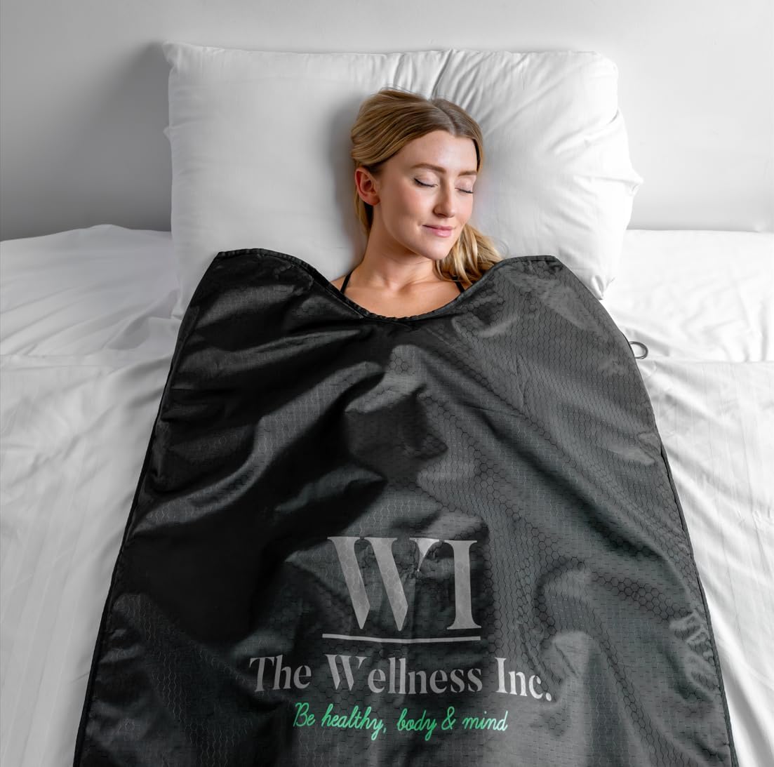 Infrared Sauna Blanket – Portable Infrared Sauna for Home, Personal Sauna for Women & Men – Odourless, Fireproof & Waterproof Material – Includes Wrap Up Towel & Carry Storage Bag