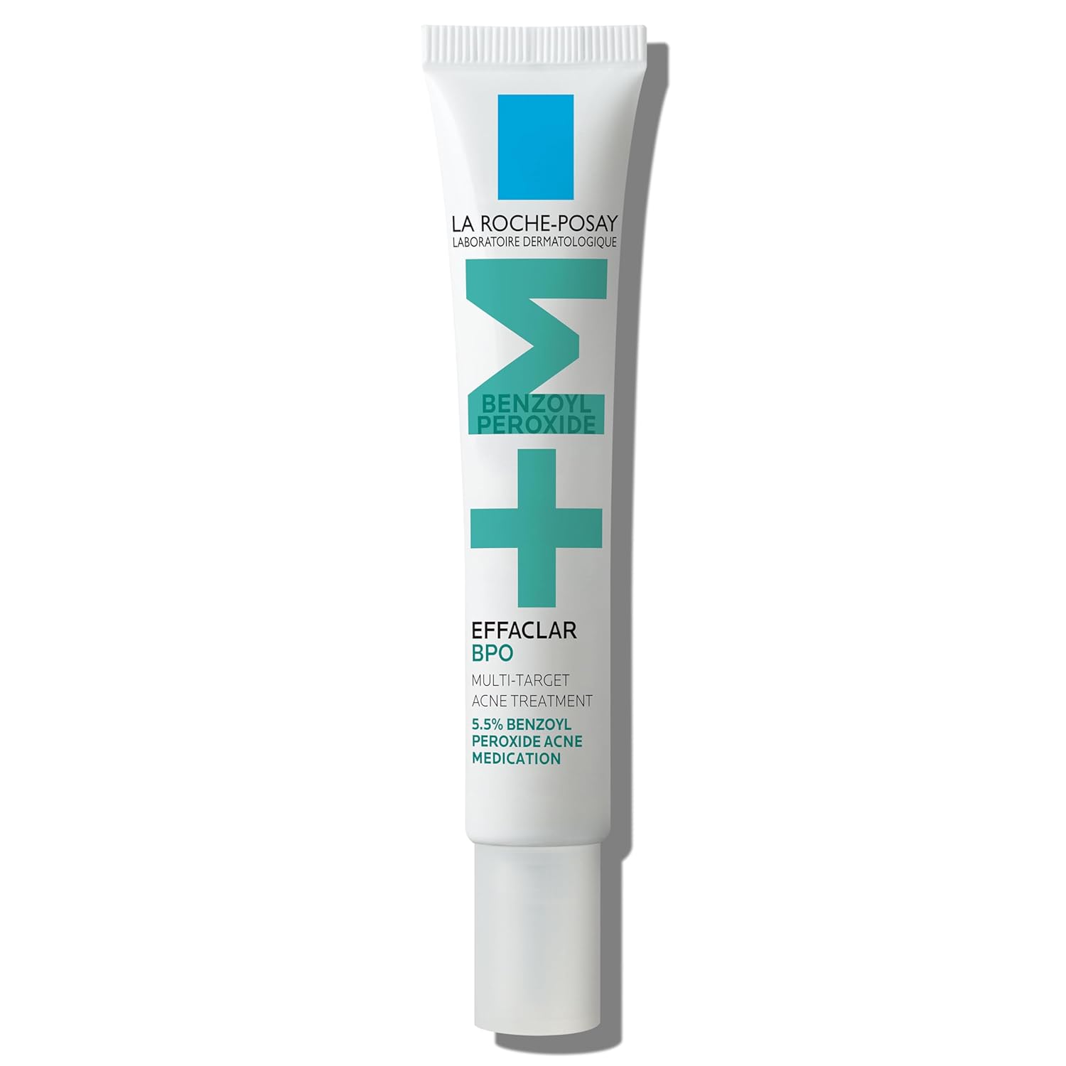 La Roche-Posay Effaclar BPO Multi-Target Acne Treatment with 5.5% Micronized Benzoyl Peroxide, Acne Cream for Face, Targets Oily Skin, Blackheads & Prevents Pimples