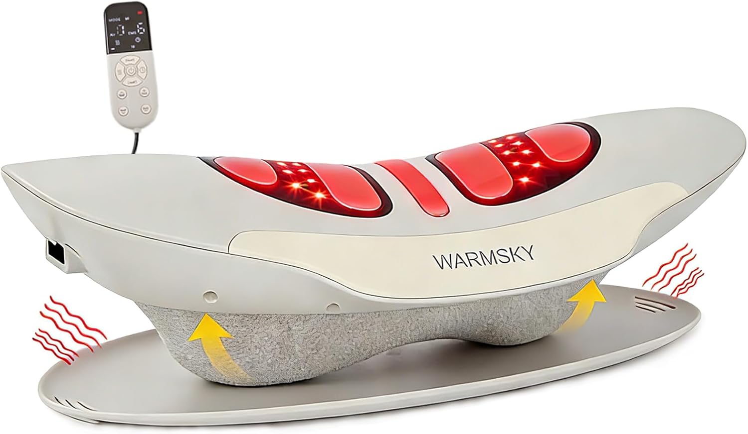 Smart Lower Back Massager with Soothing Warm Therapy & Air Traction – Spinal Decompression Device for Sciatica Relief, Lumbar Pressure & Stiffness
