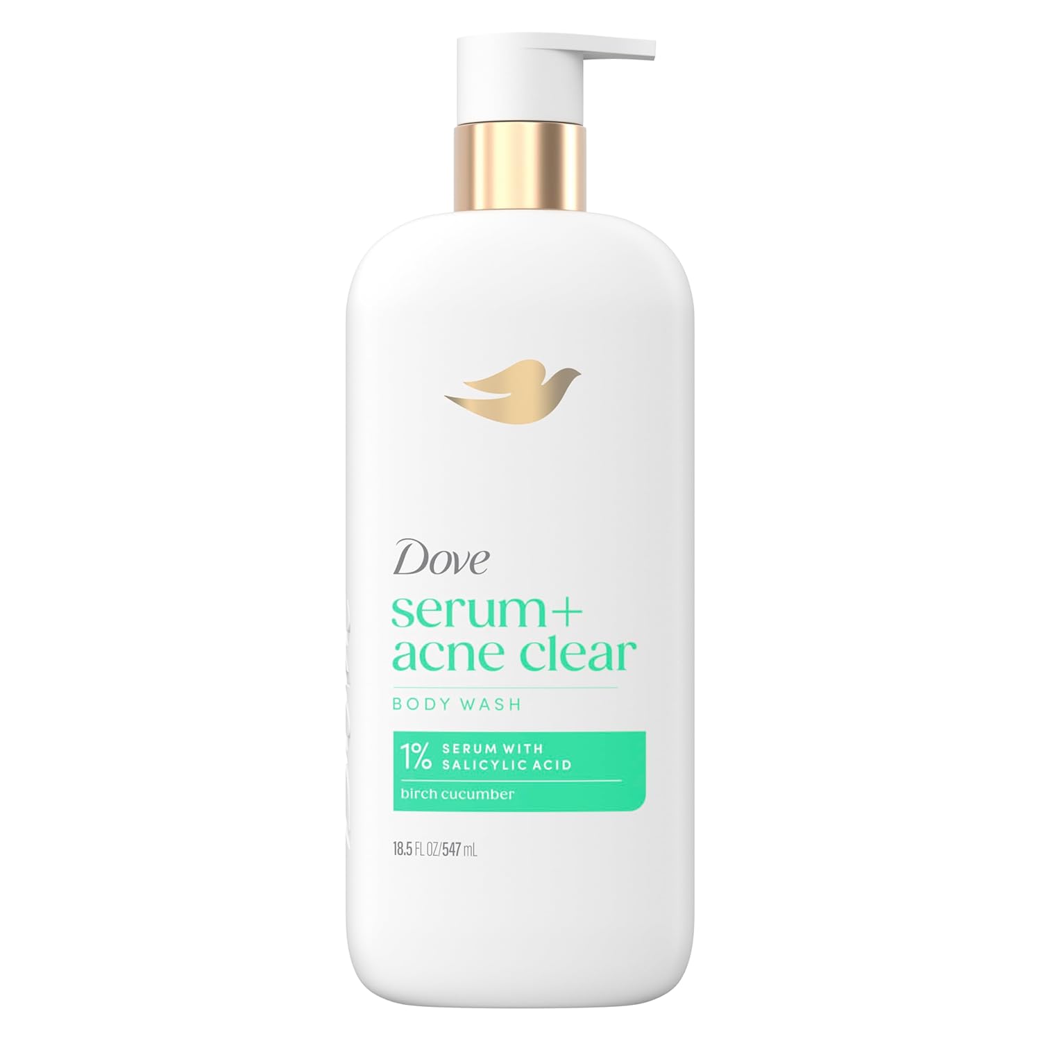 Dove Body Wash Acne Clear Clears & helps prevent acne 1% clearing salicylic acid acne treatment 18.5 Fl oz