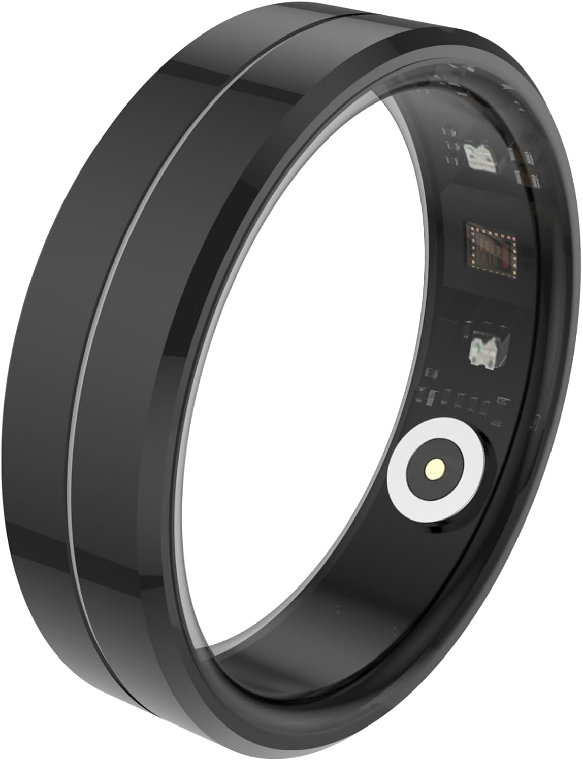 Smart Ring for Women & Men, Health Tracker with Blood Oxygen Monitor, Heart Rate & Sleep Monitor, 5-7 Days Battery, Waterproof Fitness Ring Black #11