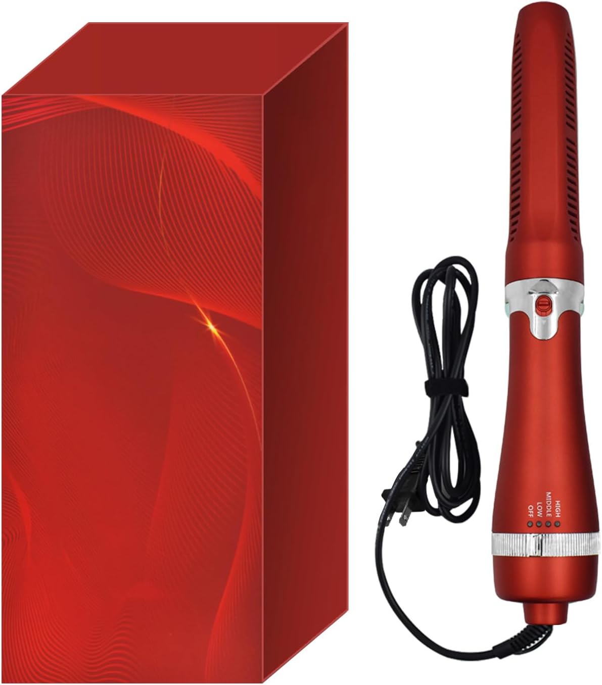 11.0 Terahertz Therapy Wand Electric Heating Massage Device for Pain Relief & Body Relax, Portable Wellness Tool for Home & Travel Water-Enhanced Frequency Technology (Red)