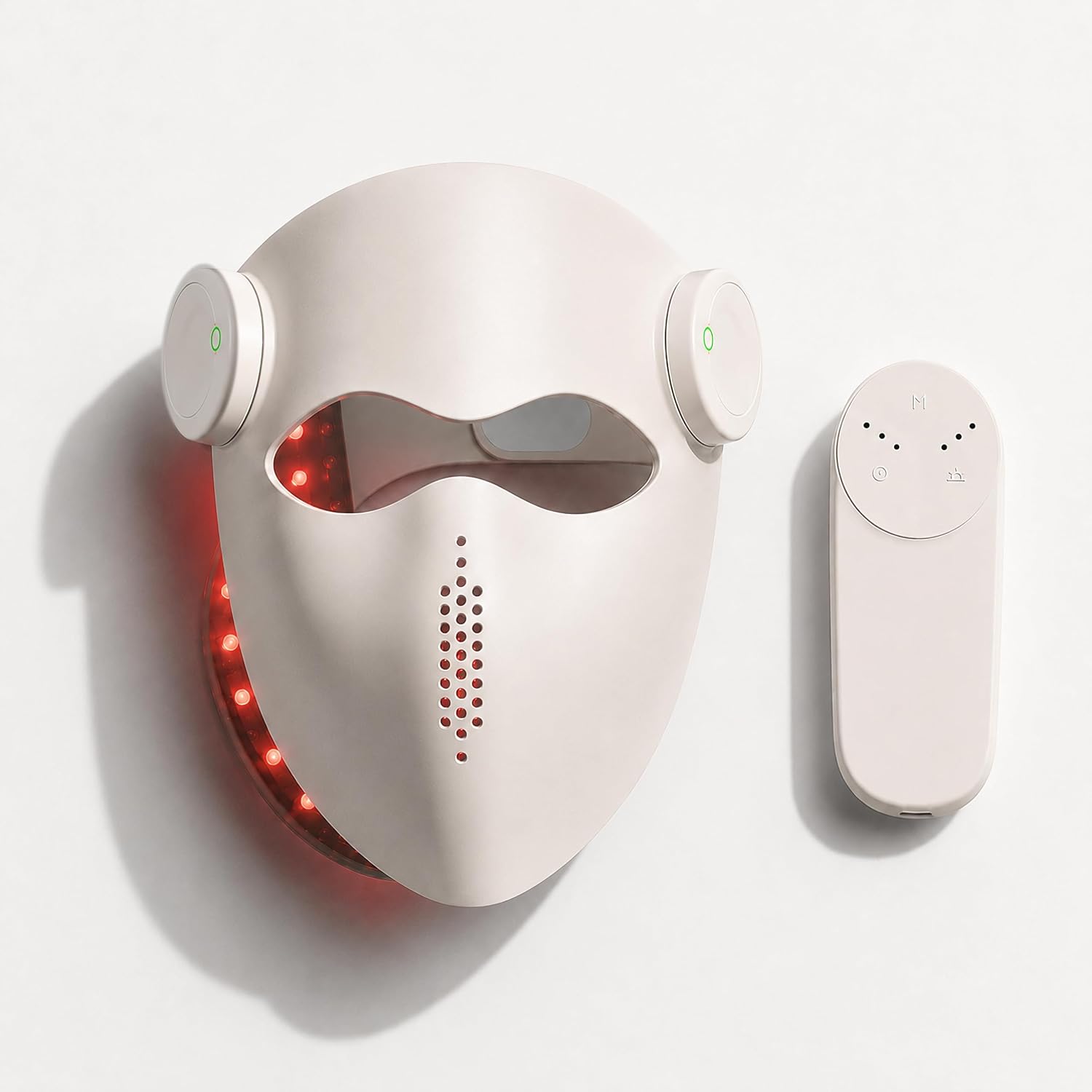 Red Light Therapy Mask for Face, LED Face Mask with 1064nm Wavelength, 288 LEDs, Wireless Rechargeable Silicone Device for Facial Care, Smoother Looking Skin, Even Tone & Radiant Appearance