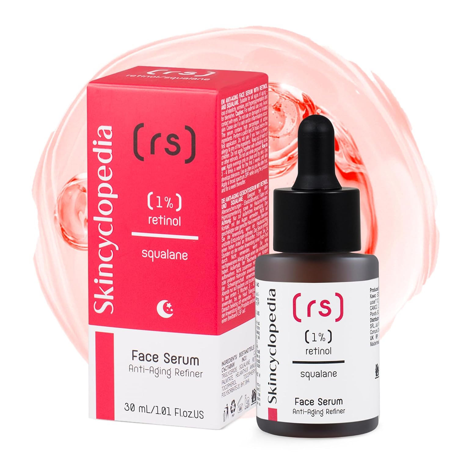Retinol Face Serum, Brightens Skin Tone, Wrinkle & Fine Lines Refinement, Blemish Correction, Luminous Appearance & Smooths Skin