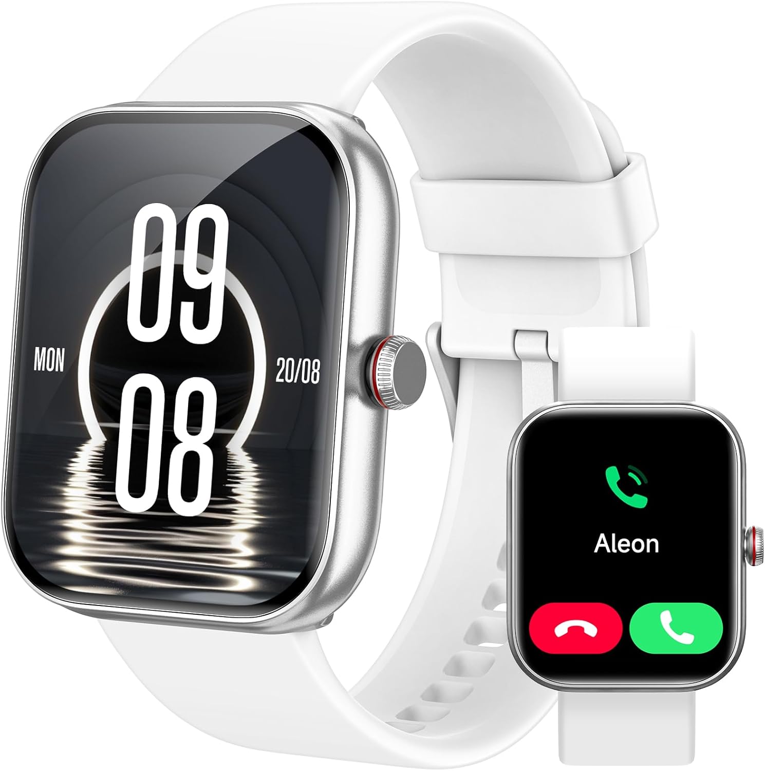 Smart Watch for Women Men, Smartwatch for iPhone & Android Bluetooth (Answer/Call) Built-in Alexa, 1.91″ HD Fitness Tracker with 105+ Sport Modes, IP68 Waterproof, Sleep/Heart Rate/SpO2/Stress Monitor