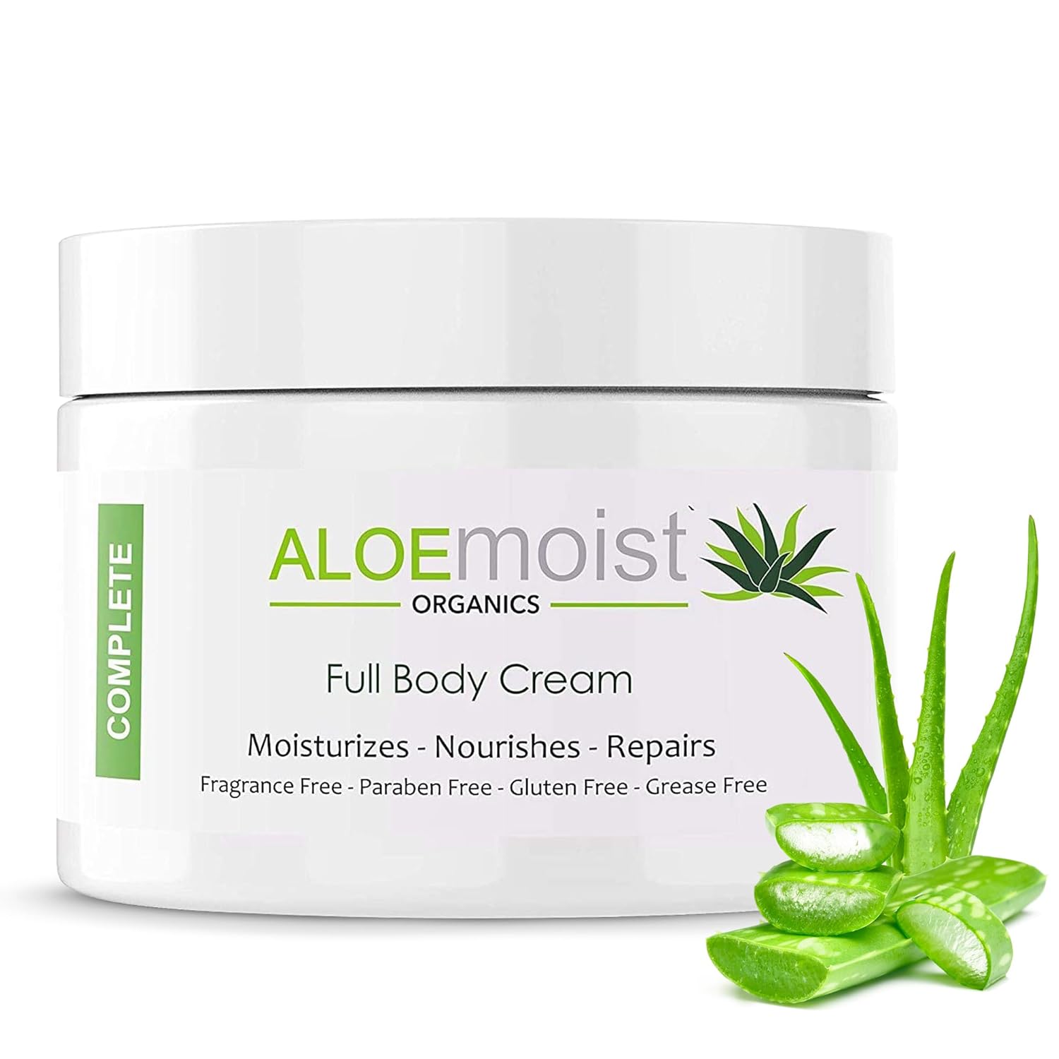 Organic Aloe Vera Face Cream & Body Moisturizing Cream, Natural Aloe Vera Lotion with Vitamin E Oil, Vitamin C, Retinol Cream, Shea Butter – Anti Aging Face Moisturizer for Women, Dry Skin (4 oz)