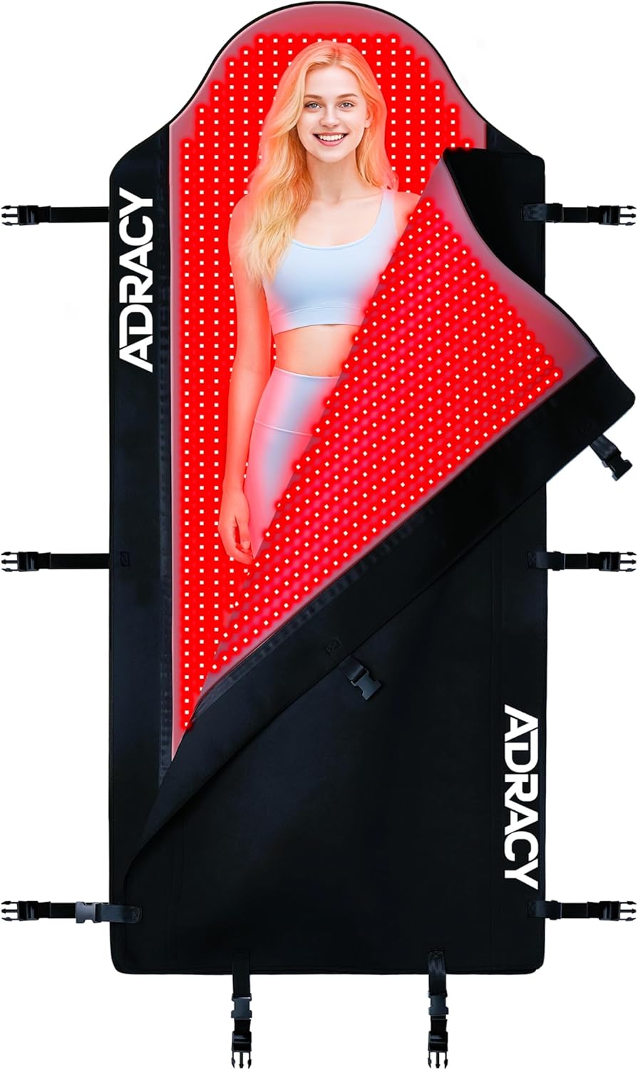 2026 Upgraded Triple-Mode Red Light Therapy Mat for Full Body Pain Relief, FSA&HSA Eligible 72.0″ x 33.4″ Medical-Grade TPU Infrared Red Light Bed with 2600 Dual-Wave LEDs (Black)