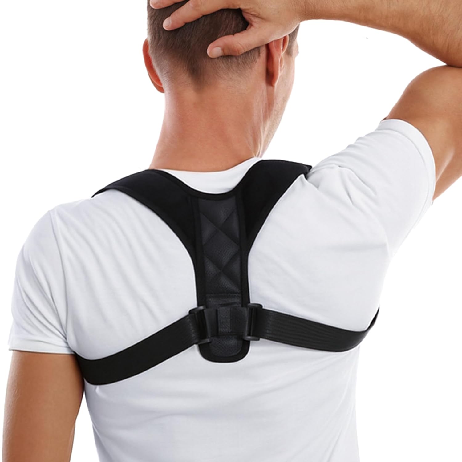 Posture Corrector for Men And Women – Thin & Invisible Back Brace for Posture – Adjustable Back Support Brace – Relieve Upper Back Discomfort & Regain Confidence, L(38-48inch) 1PCS