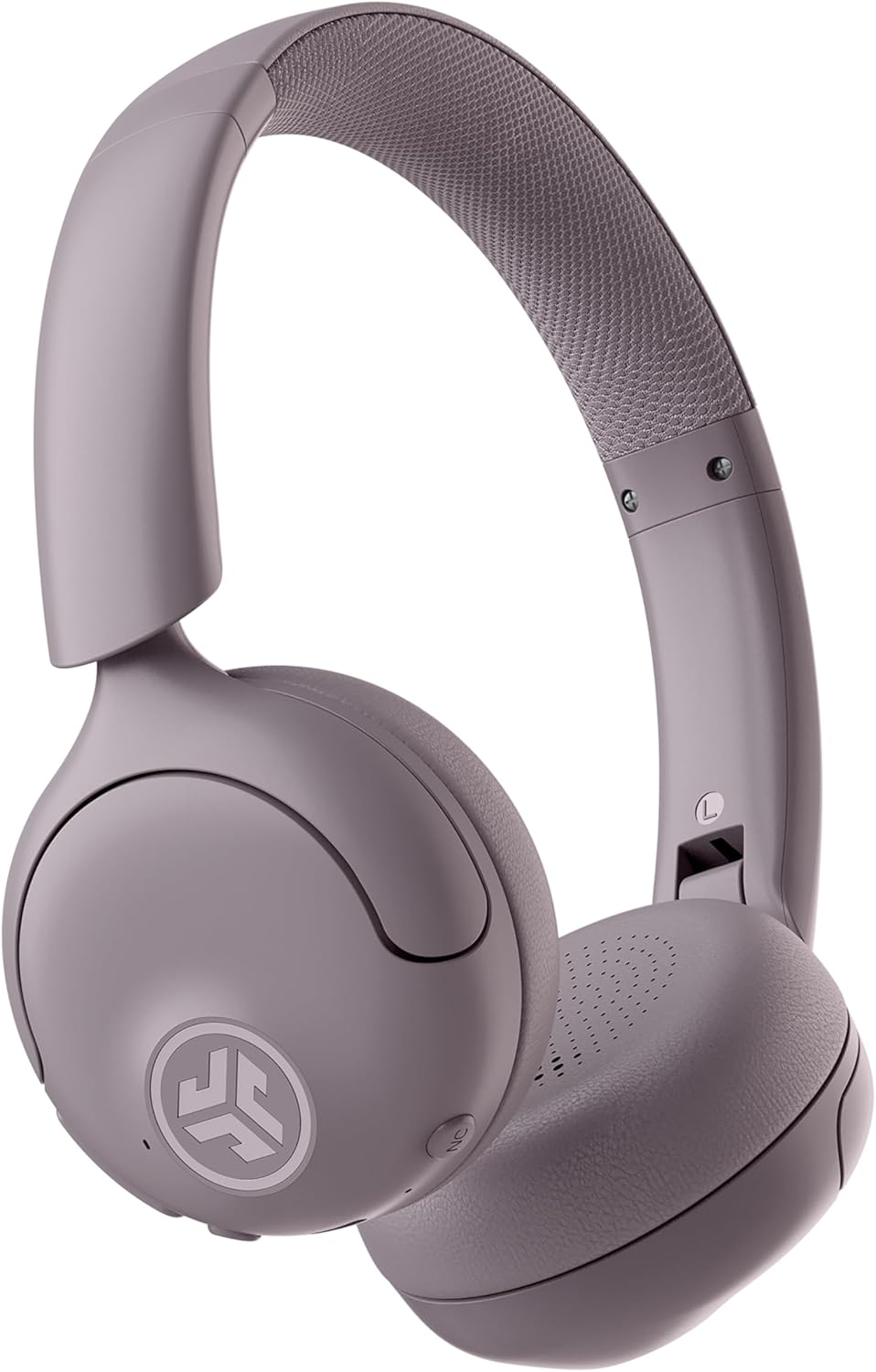 JLab, Go Lux ANC, On Ear Headphones, Active Noise Cancelling, Bluetooth, MultIPoint Connection, Mauve