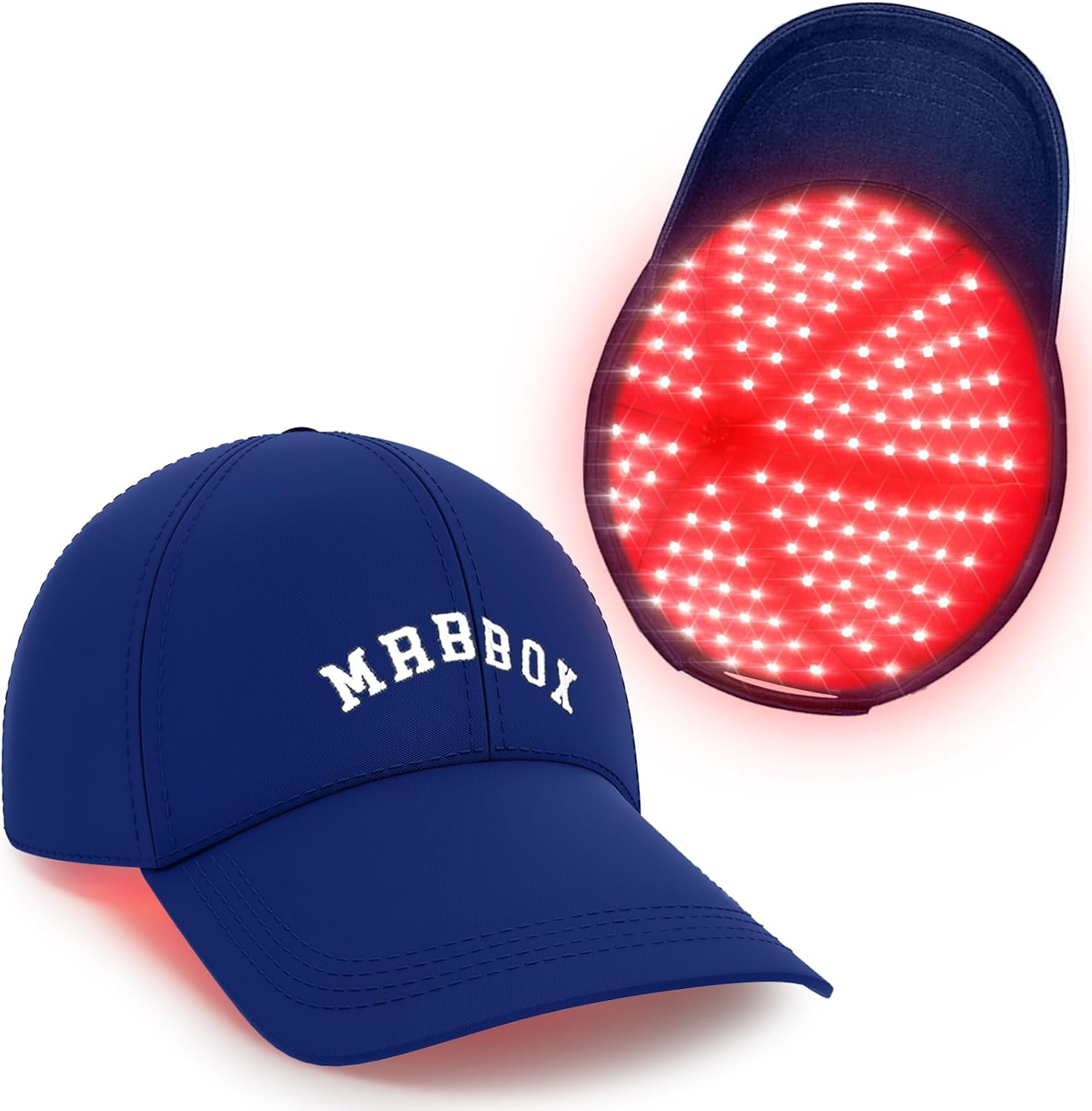 Red Light Therapy for Hair Growth,528 Total Light Emitters,Full-Scalp Coverage,Laser Hair Growth Cap,Blue