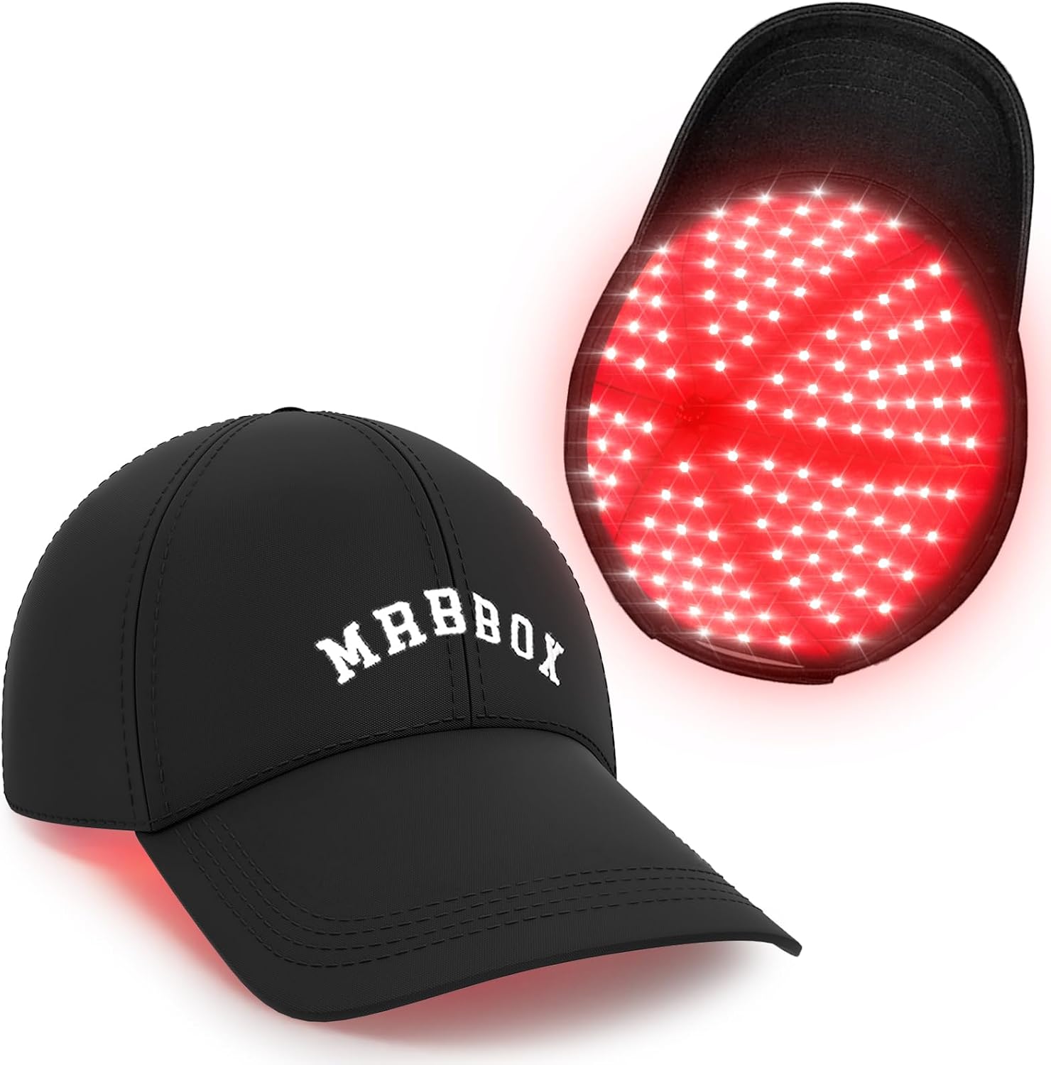 Red Light Therapy for Hair Growth,528 Total Light Emitters,Full-Scalp Coverage,Laser Hair Growth Cap for Men & Women,Black