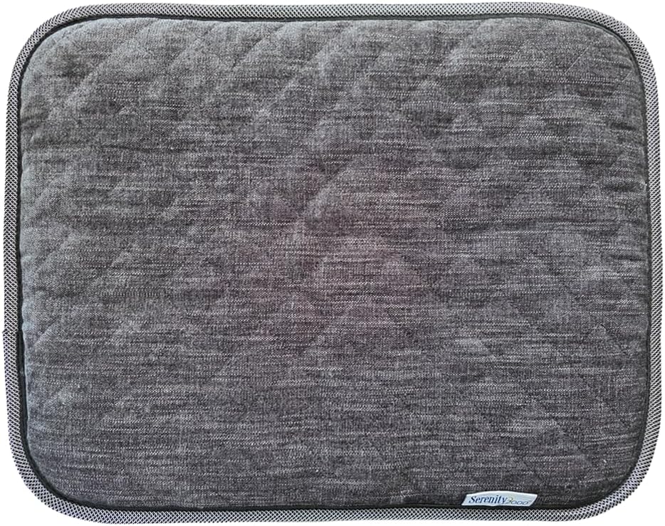Serenity2000 Magnetic Therapy Pad for Improved Sleep, Pain Relief, and Wellness – Contains 32 Deep, Penetrating Magnets, 1200 Gauss Per Magnet (Gray)