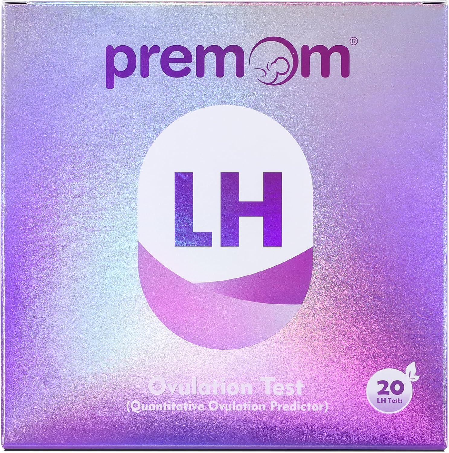 Premom Quantitative Ovulation Test Strips, Ovulation Predictor Kit with Smart Digital Ovulation Reader APP, Numerical Ovulation Tests, 20 LH Test