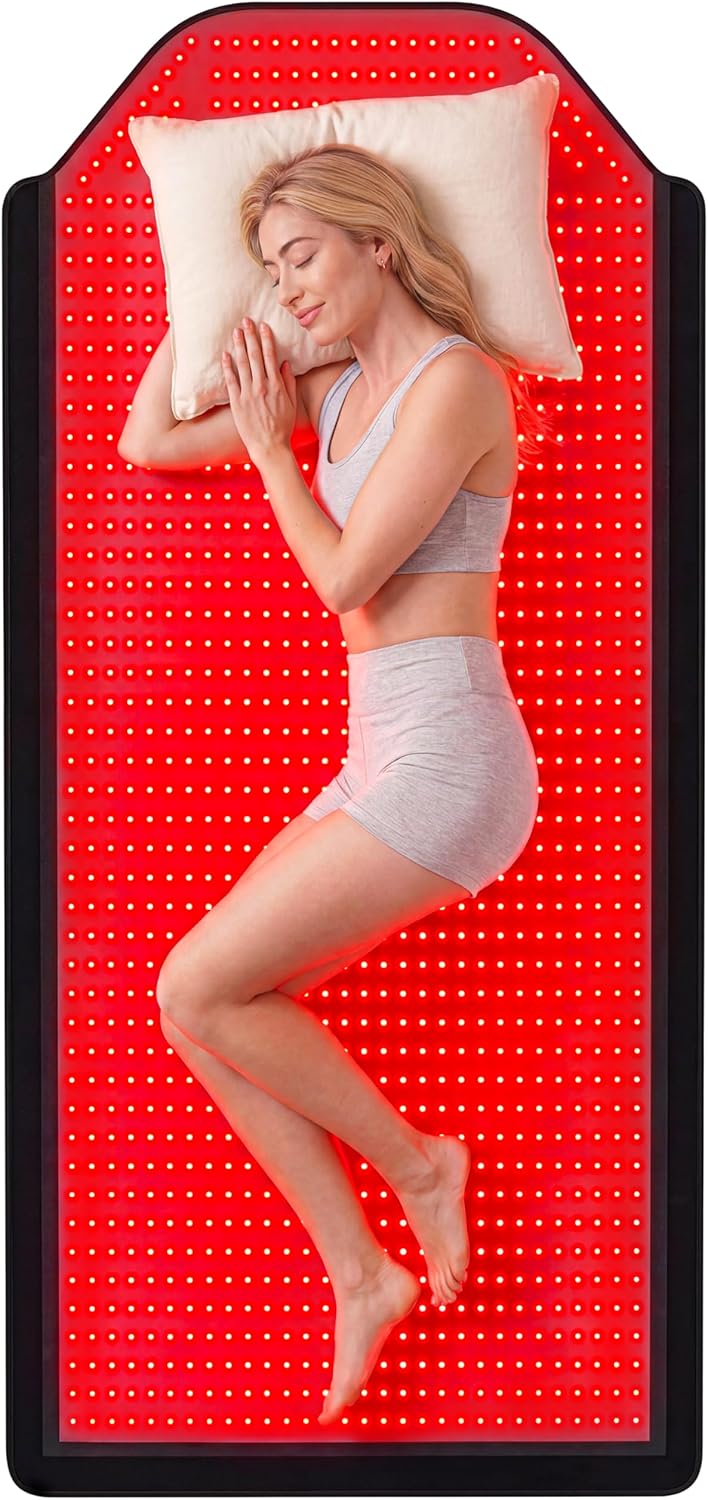 Red Light Therapy Mat Full Body, 73″x33″ FSA&HSA Eligible Red Light Therapy Blanket with 1395 LEDs, 660nm & 850nm Infrared Light for Full Body Joint Muscle Pain Relief & Sleep Improvement