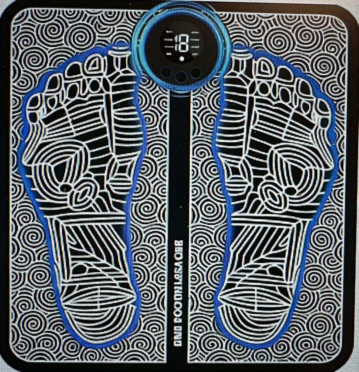 Electric Foot Massager Pad Blood Circulation Muscle Stimulator Mat 19 Levels and 8 Modes-Massage Mat